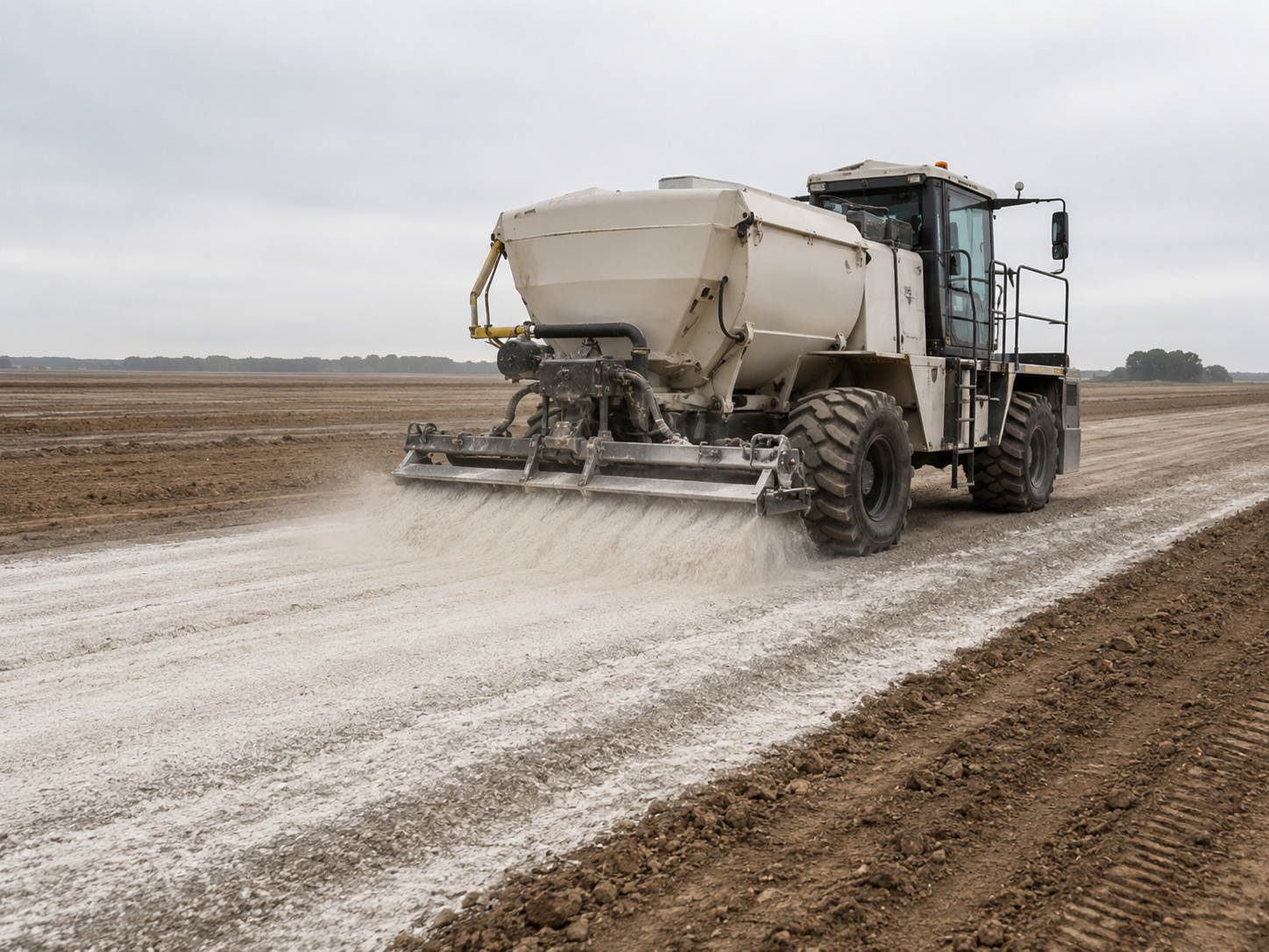 Chemical binder spreader unit
