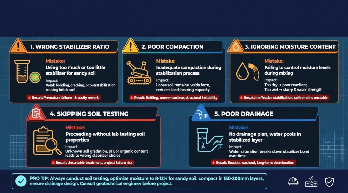 Soil Stabilizers for Sandy Soil