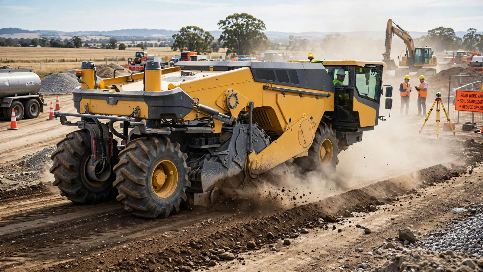 Soil Stabilizers for Road Construction